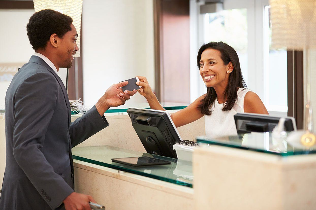 Point Of Sale Systems For Luxury Hotel Check In hospitality management