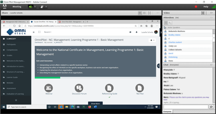 NC Management 3 Accredited Online Learning - Pilot